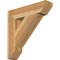 Ekena Millwork Traditional Slat Rough Sawn Bracket, Western Red Cedar, 6"W x 28"D x 28"H BKT06X28X28TRA06RWR - alternate 1